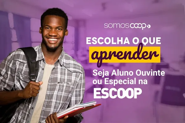 Disciplinas da Escoop agora podem ser cursadas como Aluno Ouvinte ou Especial