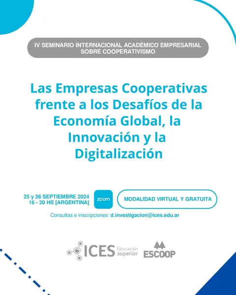 ESCOOP e ICES promovem IV Seminário Internacional Acadêmico Empresarial sobre Cooperativismo