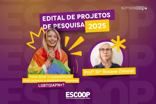 Pesquisa propõe estratégias inclusivas para saúde mental e emocional de pessoas LGBTQIAPN+no cooperativismo
