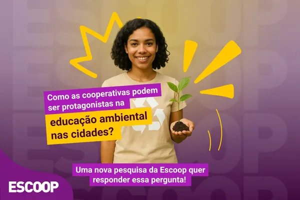 Educação ambiental permanente nas cooperativas urbanas é foco de pesquisa da Escoop 
