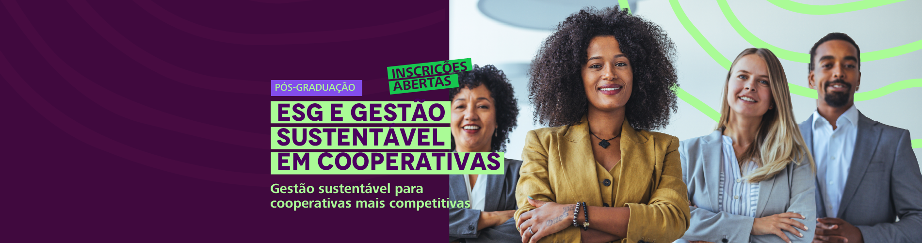 Pós-Graduação em ESG e Gestão Sustentável em Cooperativas