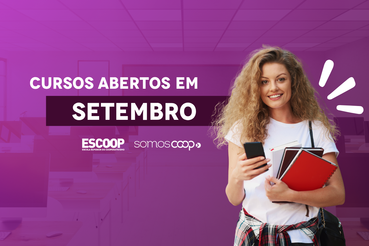 Um m&ecirc;s de novas jornadas: descubra os cursos iniciados em setembro na ESCOOP