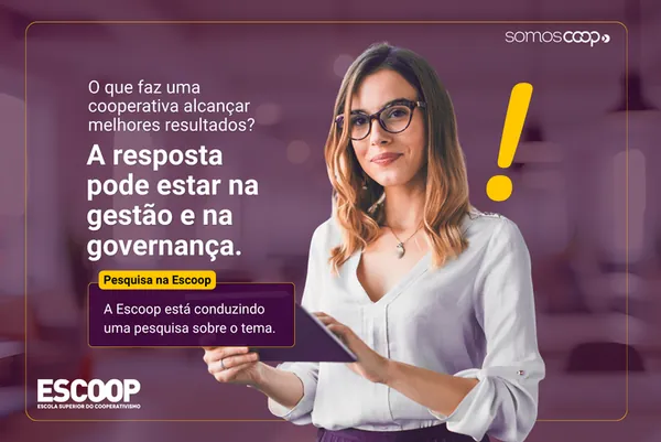 Pesquisa da Escoop analisa impacto da governança nos resultados das cooperativas